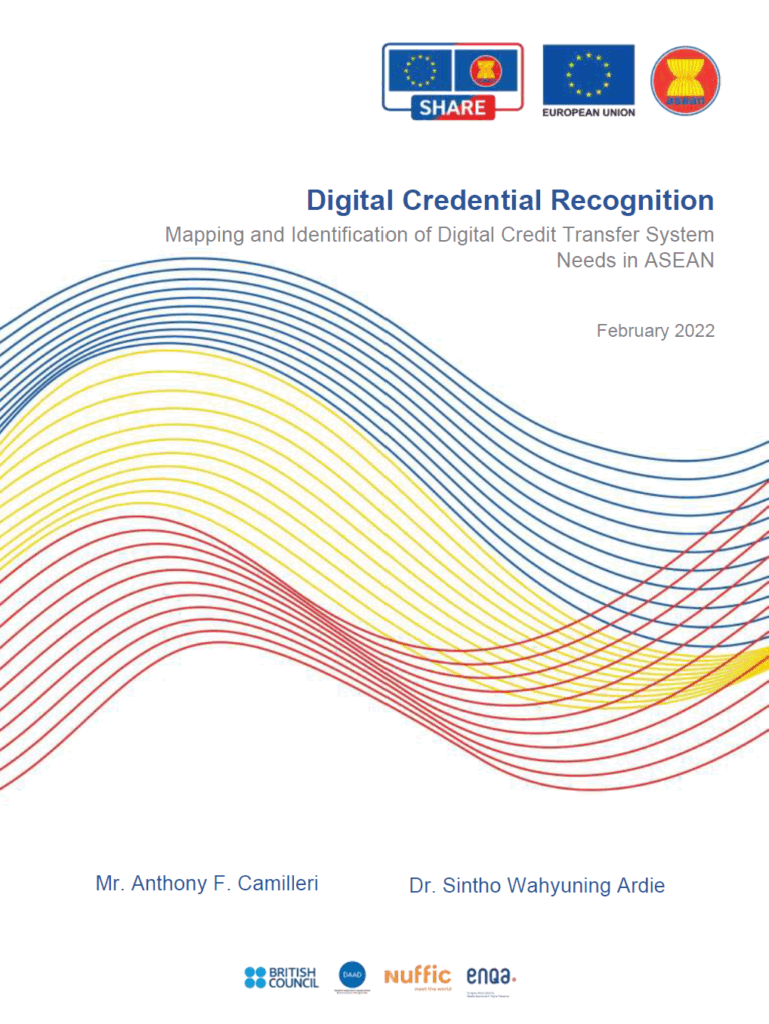 Cover image - Digital Credential Recognition Mapping and Identification of Digital Credit Transfer System Needs in ASEAN