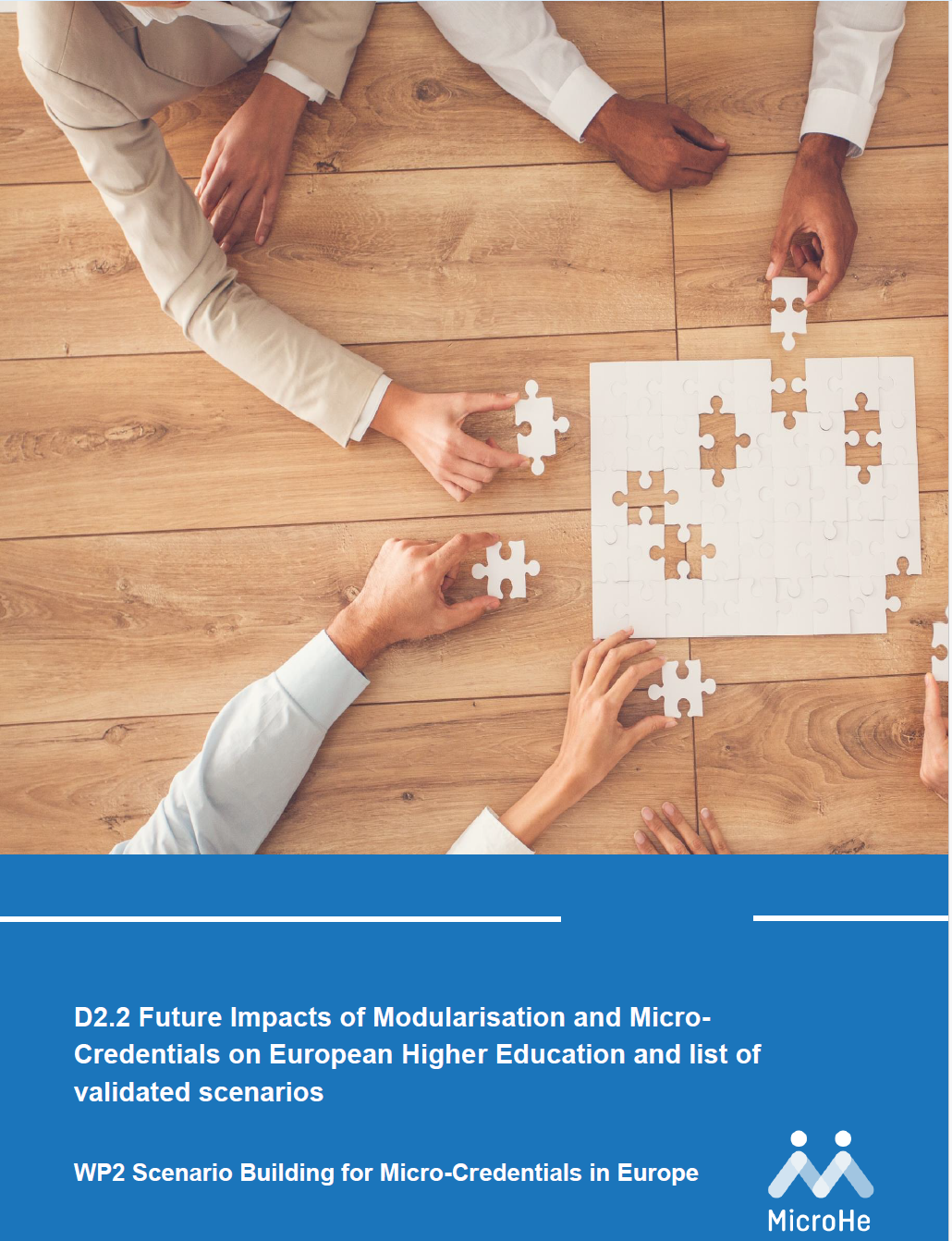 MicroHe - Future Impacts of Modularisation and Micro Credentials on European Higher Education and list of validated scenarios cover image