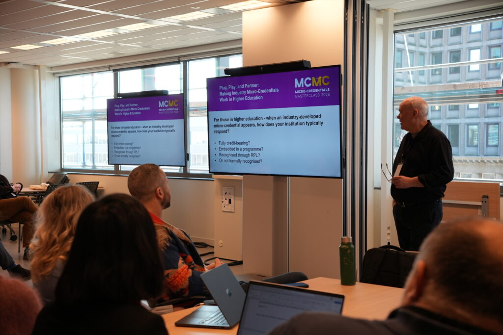 Gavin Clinch, Head of Innovation for Online Learning at the Atlantic Technological University Ireland talekd about Plug, Play, and Partner: Making Industry Micro-Credentials Work in Higher Education