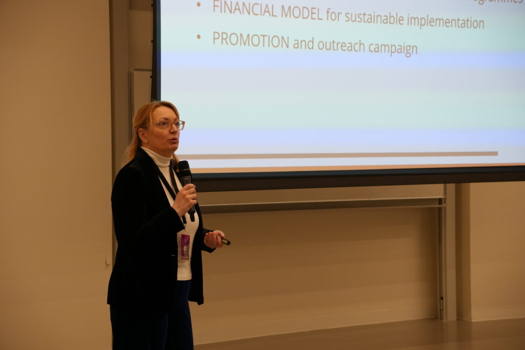 Ana Tecilazić, Vice-Rector for quality at Algebra Bernays University talked about Micro-Credentials Beyond Borders: Exploring Joint Micro-Credentials through the DIVERSE European University Alliance