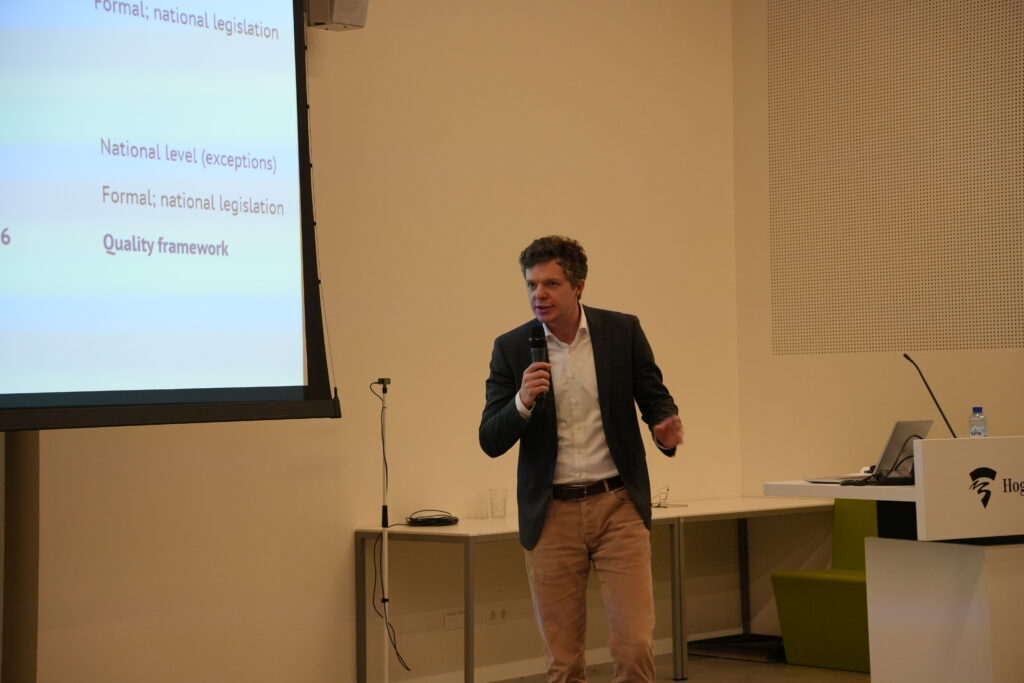 Ádám Tóth, Researcher from the Utrecht University discussing leveraging AI to strengthen competence integration in micro-credentials at MCMC 2026